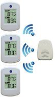 Ambient Weather WS-04-WHITE Wireless Thermometer with Indoor and Outdoor Temperature (White) N2