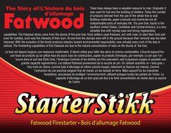 Pine Mountain Firestarters StarterStikk Fatwood Firestarting Sticks, 1.5 lb N4