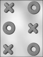 CK Products 2-Inch X's and O's Chocolate Mold