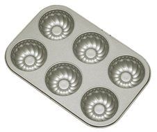 Fuji enamel fluorine resin bake wear mini gugelhupf cake type 6P No.57304