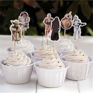 Yunko Set of 24 Farm Animals Cake Cupcake Decorative Cupcake Topper for Kids Birthday Party Themed Party Baby...