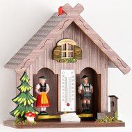 German Black Forest weather house violet TU 894 lila