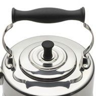 BonJour Tea Stainless Steel and Copper-Base Gooseneck Teapot / Teakettle, 2-Quart N2