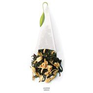 Tea Fort&eacute; Presentation Box with 20 Handcrafted Pyramid Tea Infusers - Jasmine Green Tea N4