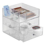 mDesign Nespresso Coffee Pod Holder for Kitchen Pantry, Countertops - Holds 48 Capsules, Clear N2