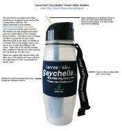 $averPak Single - Includes 1 Seychelle 28oz Flip Top Filter Bottle with the ADVANCED Filter