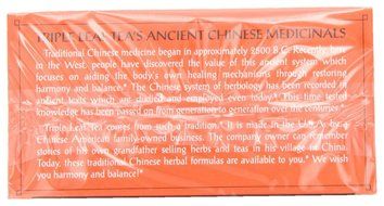 Triple Leaf Tea, Cholesterid, 20 Tea Bags (Pack of 6) N3