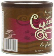 Victorian Inn Instant Cappuccino, English Toffee, 16-Ounce Canisters (Pack of 6) N6