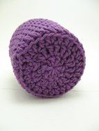 Handmade Crochet Ice Cream Pint Cozy in Purple