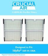 2 Idylis A HEPA Air Purifier Filter, Fits Idylis Air Purifiers Idylis IAP-10-100 Idylis IAP-10-150, Model # IAF-H...