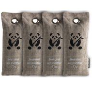 Bamboo Charcoal Air Purifiers by ZooBamboo - Fragrance Free Odor Eliminator Freshener and Dehumidifier for Smokers... N18