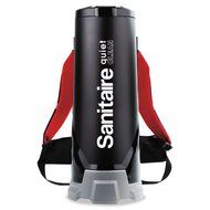 Electrolux Sanitaire Quiet Clean HEPA Back-Pack Vac, 10qt, Black