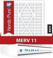 Nordic Pure 16x25x5ABM11-1 Merv 11 Air Bear Replacement