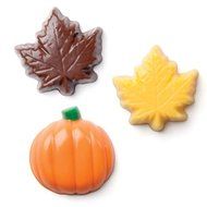 Make N&#039; Mold Dress My Cupcake Leaf and Pumpkin Mix Candy Mold