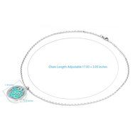 Essential Oil Diffuser Necklace, GerTong Hypo-Allergenic Premium 316L Stainless Steel Aromatherapy Diffuser Locket... N10