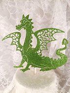 Dragon Themed Party - Cake and Cupcake Toppers