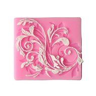 Sher Flower Decorative pattern Fondant Cake Cake Chocolate Silicone Molds,Decoration Tools Bakeware N2