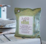 Moso Natural Air Purifying Bag 500g Charcoal Color Naturally Removes Odors, Allergens and Harmful Pollutants.... N5