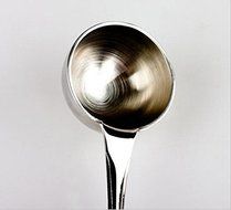 Minigianni Thick Endurance Stainless Steel 1 Tablespoon Measuring Coffee Scoop Spoon, Set of 2