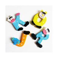 Magnets Educational Toy ，BeautyVan 26pcs Wooden Cartoon Alphabet A-Z Magnets Child Educational Toy