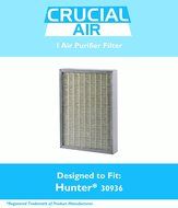 Hunter 30936 Air Purifier Filter Fits 30085, 30090, 30095, 30105, 30117 &amp; 30130, Designed &amp; Engineered by Crucial...
