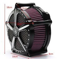 Air Filter,LOPEZ Black Air Cleaner Intake Filter Kits For 2008-2009 Motorcycle Harley Cross Bones Rocker Softail N2