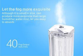 GEEPIN USB Personal Travel Humidifier, Car Air Humidifier,&nbsp; Ultrasonic Cool Mist Humidifier, Premium Humidifying...