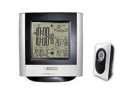 DYKIE RS8708E3 Wireless Weather Station,Digital Alarm Clock Indoor/Outdoor Thermometer Hygrometer N3