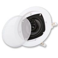 Acoustic Audio CS-IC43 200 Watt In Ceiling Speaker 3-Way Home Theater, White