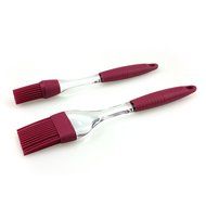 Eco-Friendly 2 Piece Set Silicone Basting Brushes &amp; Pastry Brush Set for Cooking, Baking &amp; Grilling, Heat-Resistant... N4