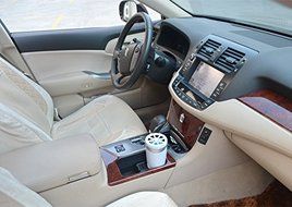 JoyNano Car Air Purifier Cup HEPA Vehicle Air Cleaner TVOC Odor Reduction Negative Ion Ionizer Oxygen Bar 12VDC... N4