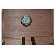 Volenx Round Digital Hygrometer for Humidor (Golden) N9
