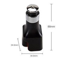 ATD Black Mini Dual Port USB Charge Car Air Purification Freshener Oxygen Bar Ionizer Humidifier N4
