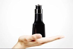 ATD Black Mini Dual Port USB Charge Car Air Purification Freshener Oxygen Bar Ionizer Humidifier N5
