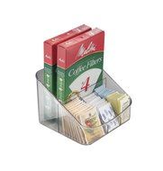 mDesign Nespresso Coffee Pod Holder for Kitchen Pantry, Countertops - Holds 48 Capsules, Clear N7