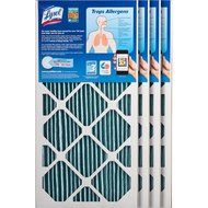 Lysol Triple Protection Furnace/AC Air Filter, 12" x 24" x 1", 2-Pack N36