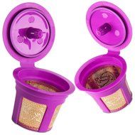 MG Coffee-2Pack 24K GOLD K-Cup Reusable Filter for Keurig 2.0/1.0 Small Single K-Cup
