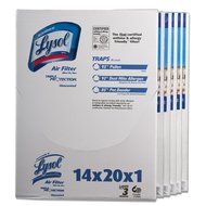 Lysol Triple Protection Furnace/AC Air Filter, 12" x 24" x 1", 2-Pack N37