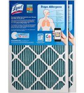 Lysol Triple Protection Furnace/AC Air Filter, 12" x 24" x 1", 2-Pack N38
