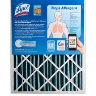 Lysol Triple Protection Furnace/AC Air Filter, 12" x 24" x 1", 2-Pack N47