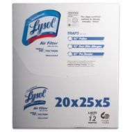 Lysol Triple Protection Furnace/AC Air Filter, 12" x 24" x 1", 2-Pack N48