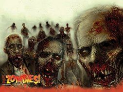 Zombies! ~ Edible Image Cake / Cupcake Topper!