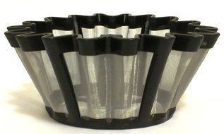 Universal Gold Tone Coffee Filter- The #1 Permanent Coffee Filter. (6-12 Cup) N2