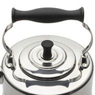 BonJour Tea Stainless Steel and Copper-Base Gooseneck Teapot / Teakettle, 2-Quart N4