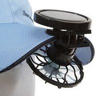 Mini Clip-on Solar Power Cell Travel Cooling Cool Fan by Online-Enterprises N3