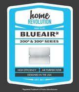 Blueair 200 and 300 Series Home Revolution Brand Air Purifier Filter; Replacement Made To Fit Blueair 200 and...