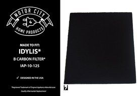 Idylis B Compatible Carbon Filter, Motor City Home Products Brand Replacement (1) N3