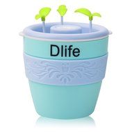 Dlife(TM) 235ML Portable Essential Oil Diffuser Ultrasonic Anion Potted Plant Diffusser/Humidifier 2 Mist Mode... N5