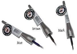 Mei Linda Dip Eye Liner Waterproof, Soft Brush Liquid Eyeliner - Black