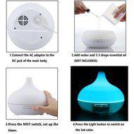 REDGO 3 IN 1 Aroma Essential Oil Diffuser 100ML, Ultrasonic Aromatherapy Diffuser, Cool Mist Humidifier, Air Purifier... N4